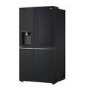 LG InstaView 635 Litre Side-by-Side American Fridge Freezer - Black
