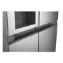 LG NatureFRESH 635 Litre Side-by-Side American Fridge Freezer - Shiny Steel