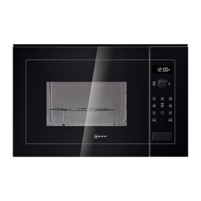 Neff H12GE60S0G 900W 25L Builtin Microwave With Grill Black