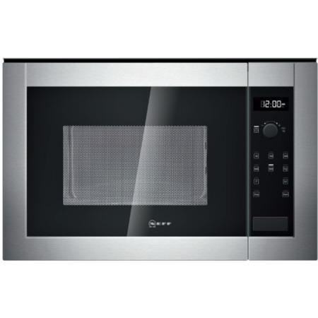 GRADE A3  - Neff H12WE60N0G 900W 25L Built-in Microwave Oven Stainless Steel