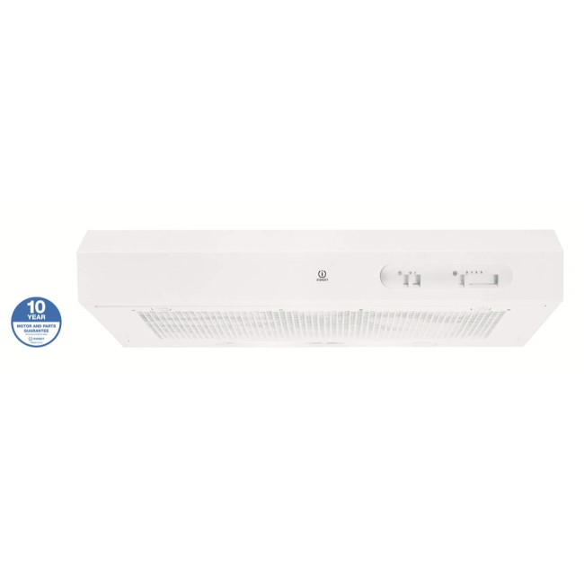 Indesit H1612WH 60cm Conventional Cooker Hood White