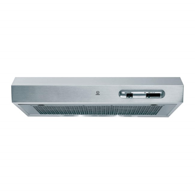 Indesit H161IX 60cm wide Conventional Cooker Hood Stainless Steel
