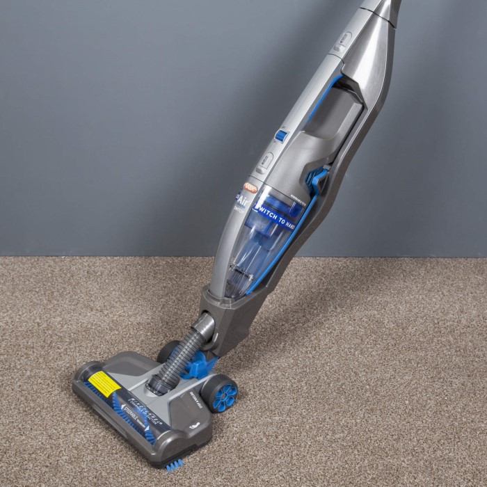 Vax H85AC21BB Air Cordless Switch Extra Upright Vacuum Cleaner Grey And