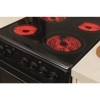 GRADE A2 - Hotpoint HAE51KS 50cm Wide Double Cavity Electric Cooker With Ceramic Hob Black