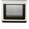 Hotpoint HAE51PS 50cm Wide Double Cavity Electric Cooker With Ceramic Hob White