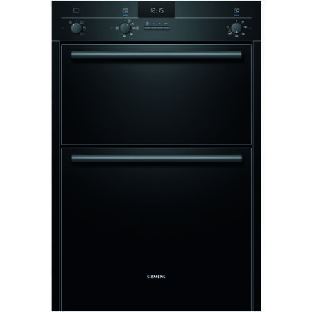 GRADE A1 - SIEMENS HB13MB621B iQ100 Electric Built In Double Oven In Black