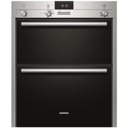 SIEMENS HB13NB521B iQ100 Electric Built Under Double Oven in Stainless steel