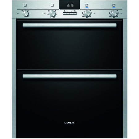 SIEMENS HB43NB520B iQ100 Electric Built Under Double Oven  in Stainless steel