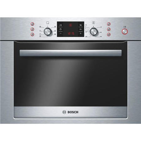 Bosch HBC84E653B Exxcel Built-in Combination Microwave Oven - Brushed Steel