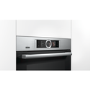 Bosch HBG6764S6B Series 8 Electric Self Cleaning Single Oven and Home Connect - Stainless Steel