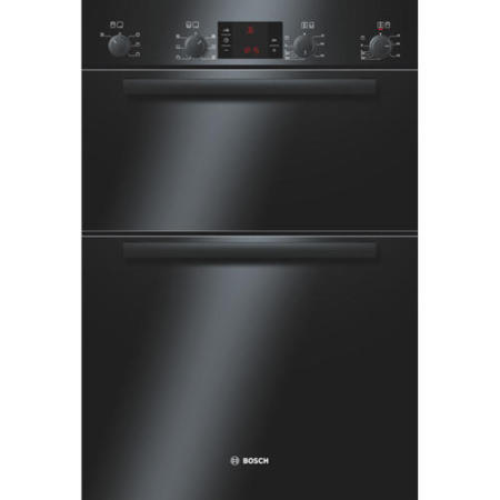 GRADE A2 - Light cosmetic damage - Bosch HBM43B260B Classixx Electric Built-in Double Multifunction Oven - Black