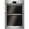 BOSCH HBM53R550B Exxcel Electric Built-in Double Multifunction Oven - Brushed Steel
