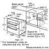 BOSCH HBN13B261B Classixx Electric Built-under Double Hot Air Oven - Black