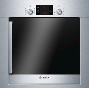 Bosch HBR33B550B Serie 8 Exxcel Built-in Single Multi-function Oven in Brushed Steel