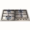 CDA HCG602SS 60cm Four Burner Gas Hob with FSD in Stainless steel