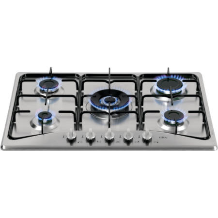 CDA HCG731SS Five Burner Gas Hob with FSD in Stainless steel