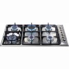 CDA HCG931SS Six Burner Gas Hob with FSD in Stainless steel