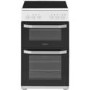 Refurbished Hotpoint HD5V92KCW 50cm Electric Cooker White