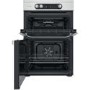 Refurbished Hotpoint HDM67I9H2CX 60cm Double Oven Induction Electric Cooker Stainless Steel