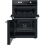 Hotpoint 60cm Double Oven Electric Induction Cooker - Black
