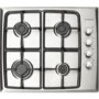Nordmende HG603IX Stainless Steel 60cm Gas Hob with Stainless Steel Knobs - Side Control