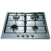 CDA HG6300SS Four Burner Gas Hob With Enamel Pan Stands Stainless Steel