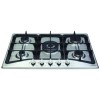 CDA HG7320SS Five Burner Gas Hob With Cast Iron Pan Stands Stainless Steel
