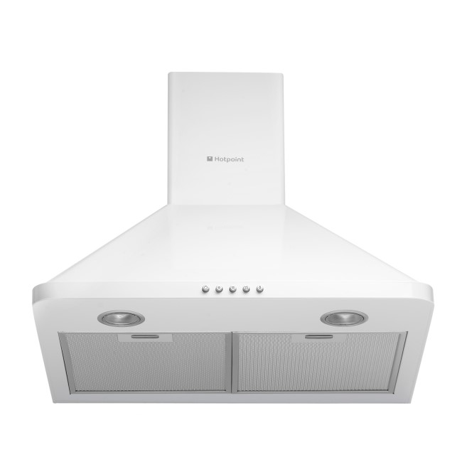 Hotpoint HHP65CMWH Classic 60cm Chimney Cooker Hood White