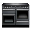 Rangemaster 104510 110cm Electric Range Cooker With Induction Hob Slate And Chrome