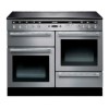 Rangemaster 104520 110cm Electric Range Cooker With Induction Hob Stainless Steel And Chrome