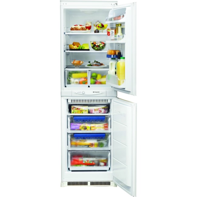 Hotpoint HM325FF2 54cm Wide Frost Free 50-50 Integrated Upright Fridge Freezer