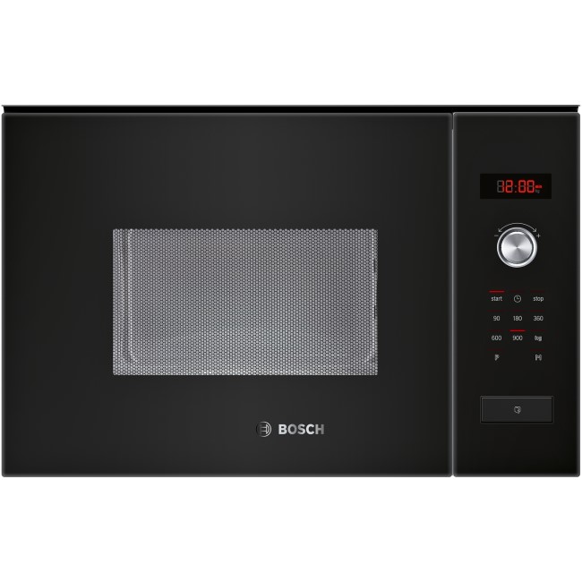 GRADE A1 - Bosch HMT84M664B Black Built-in Microwave Oven