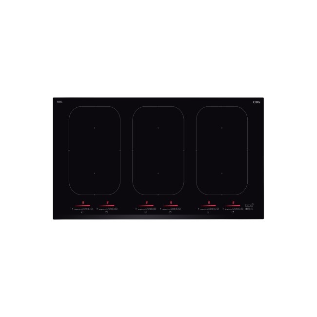 CDA HN9841FR Induction Hob 90cm Front Control With Booster On Front Zones