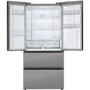 Hoover 436 Litre French Style American Fridge Freezer - Stainless Steel 