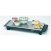 GRADE A1 - Hostess HT4020 2 Plate Brushed Steel Cordless Hot Trays Small