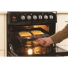 Hotpoint HUE52KS 50cm Double Oven Electric Cooker With Ceramic Hob - Black