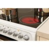 Hotpoint HUE53PS 50cm Double Oven Electric Cooker With Ceramic Hob - White