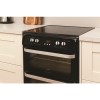 Hotpoint Ultima 60cm Double Oven Electric Cooker with Induction Hob - Black