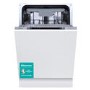 Hisense 10 Place Settings Fully Integrated Slimline Dishwasher - Silver