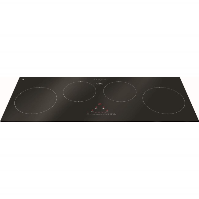 CDA HVN93FR Linear Touch Control Four Zone Induction Hob Black