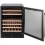 Hoover 46 BottleCapacity Dual Zone Built in Wine Cooler - Black