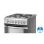 Indesit I5ESH1X 50cm Single Oven Electric Cooker With Sealed Plate Hob Stainless Steel