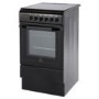 GRADE A1 - Indesit I5VSHK 50cm Single Oven Cooker With Ceramic Hob Black