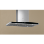 NEFF I79MT64N1B N90 Touch Control 90cm Island Cooker Hood - Stainless Steel