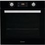 Indesit Aria Electric Fan Single Oven - Black