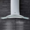 Elica IGLOO-TC IGLOOTC Igloo Touch Control Curved Glass 90cm Chimney Cooker Hood Stainless Steel