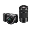 Sony ILCE-5000 Alpha A5000 SLR Camera Black 16-50mm 55-210mm