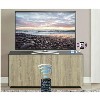 Frank Olsen INTEL1100GRY-OAK Grey and Oak TV Cabinet for up to 55&#39;&#39; TVs