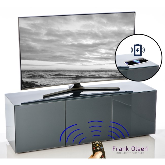 Frank Olsen INTEL1500GY Grey TV Cabinet for up to 70" TVs