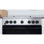 Refurbished Indesit IS67G5PHX 69 Litre Dual Fuel Cooker White